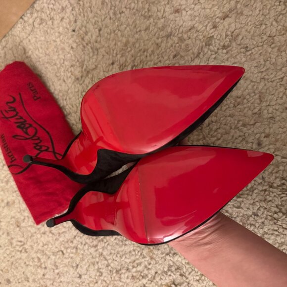 CHRISTIAN LOUBOUTIN So Kate 120 mm Suede Pump Size 37.5 - Picture 6 of 8